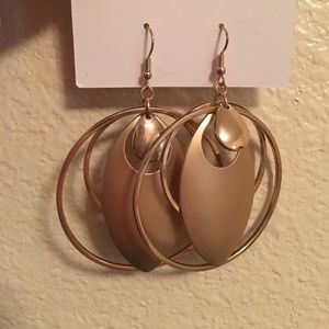 Gold earrings